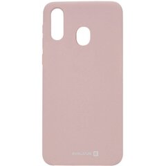 Tagakaaned Evelatus    Samsung    A40 Silicon Case    Pink Sand hind ja info | Telefoni kaaned, ümbrised | kaup24.ee