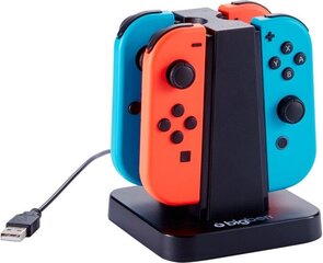 Nintendo Switch juhtpuldi alus Quad Charger Joy-Con hind ja info | Mängupuldid | kaup24.ee