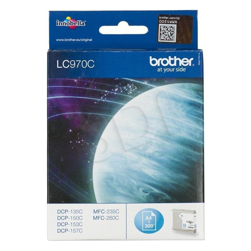 BROTHER LC970C ink cyan 300 pages цена и информация | Laserprinteri toonerid | kaup24.ee