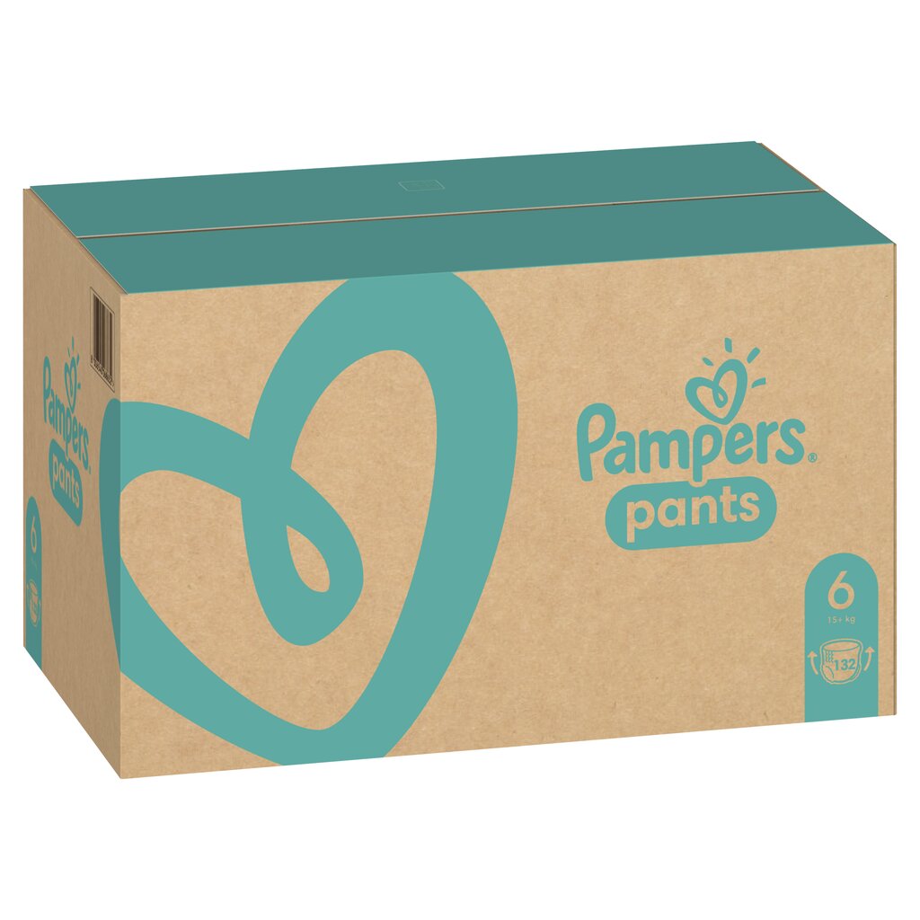 Püksmähkmed Pampers Pants , suurus 6, 132 tk, 15kg+ hind ja info | Mähkmed | kaup24.ee