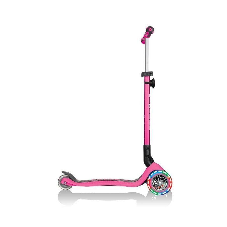 Tõukeratas Globber GO-UP Deluxe Lights / Deep pink hind ja info | Tõukerattad | kaup24.ee