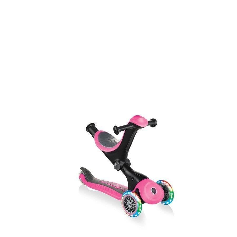 Tõukeratas Globber GO-UP Deluxe Lights / Deep pink hind ja info | Tõukerattad | kaup24.ee