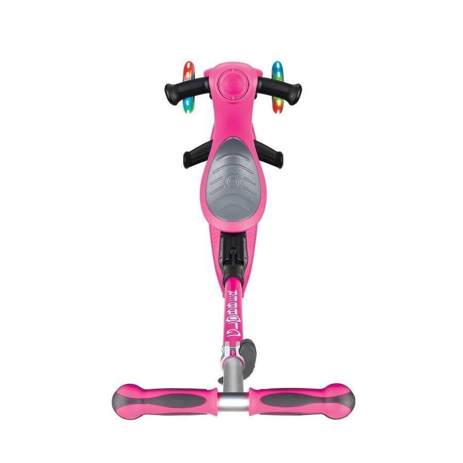 Tõukeratas Globber GO-UP Deluxe Lights / Deep pink hind ja info | Tõukerattad | kaup24.ee