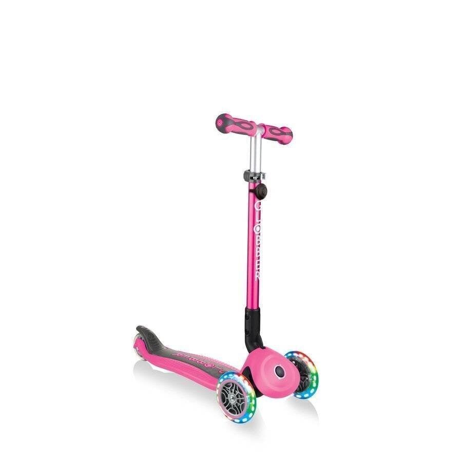 Tõukeratas Globber GO-UP Deluxe Lights / Deep pink hind ja info | Tõukerattad | kaup24.ee