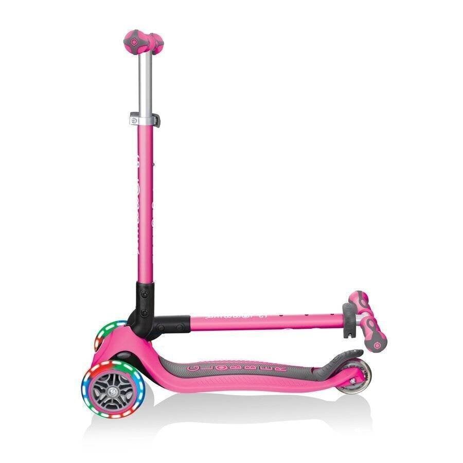 Tõukeratas Globber GO-UP Deluxe Lights / Deep pink hind ja info | Tõukerattad | kaup24.ee