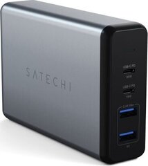 Адаптер питания Satechi 2x USB-C и 2x USB-A (108 Вт) цена и информация | Зарядные устройства для телефонов | kaup24.ee