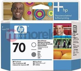 Tooner HP 70 printhead grey + gloss enhancer hind ja info | Tindiprinteri kassetid | kaup24.ee