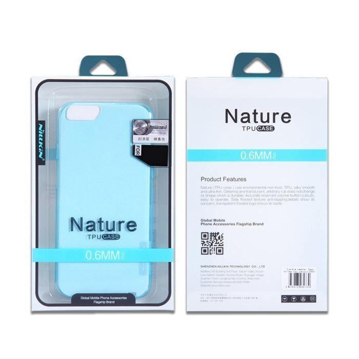 Tagakaaned Nillkin    Apple    iPhone Xs Max Nature TPU Case    Grey hind ja info | Telefoni kaaned, ümbrised | kaup24.ee