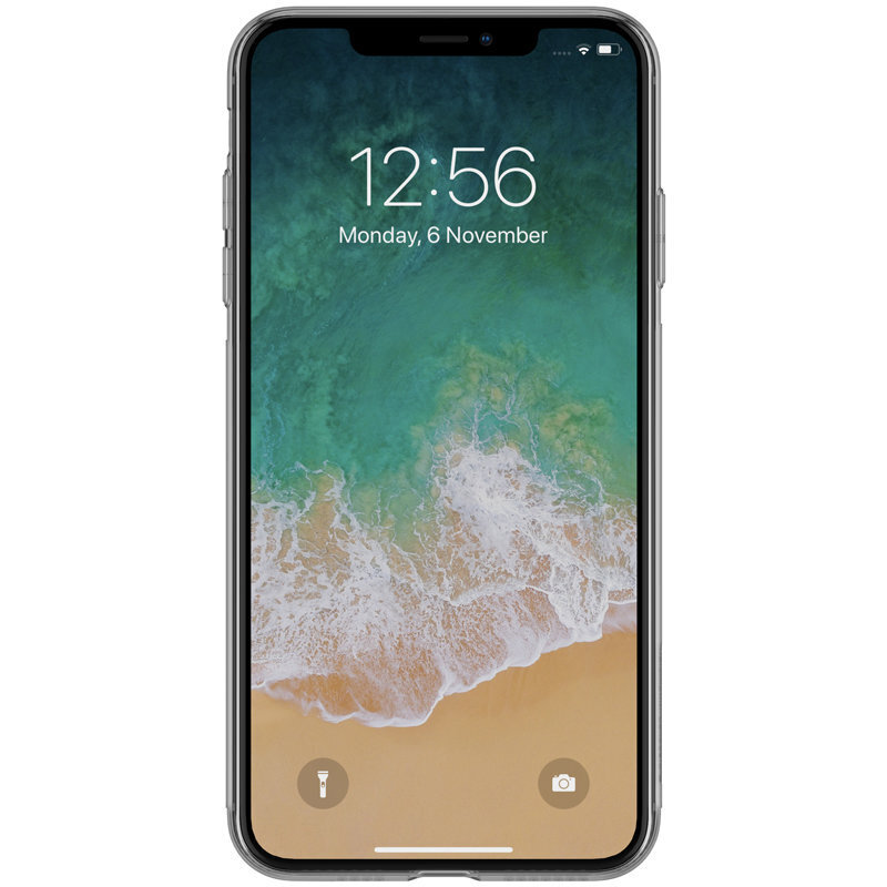 Tagakaaned Nillkin    Apple    iPhone Xs Max Nature TPU Case    Grey hind ja info | Telefoni kaaned, ümbrised | kaup24.ee