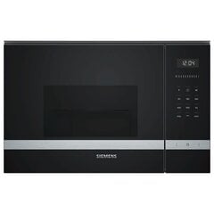 Siemens BE555LMS0, integreeritav mikrolaineahi grilliga, 25 L, must цена и информация | Микроволновые печи | kaup24.ee