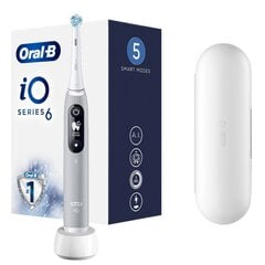 Oral-B iO Series 6 Grey Opal цена и информация | Электрические зубные щетки | kaup24.ee