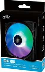 Вентилятор Deepcool DP-FRGB-RF120-1C цена и информация | Компьютерные вентиляторы | kaup24.ee