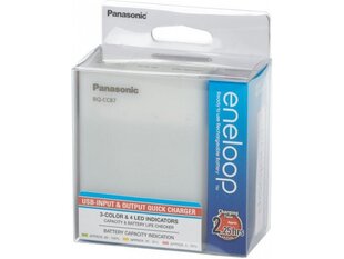 Panasonic Eneloop akulaadija BQ-CC87USB AA цена и информация | Зарядные устройства для элементов питания | kaup24.ee