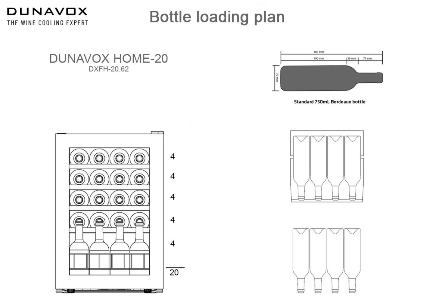 Dunavox DXFH-20.62 hind ja info | Veinikülmikud | kaup24.ee