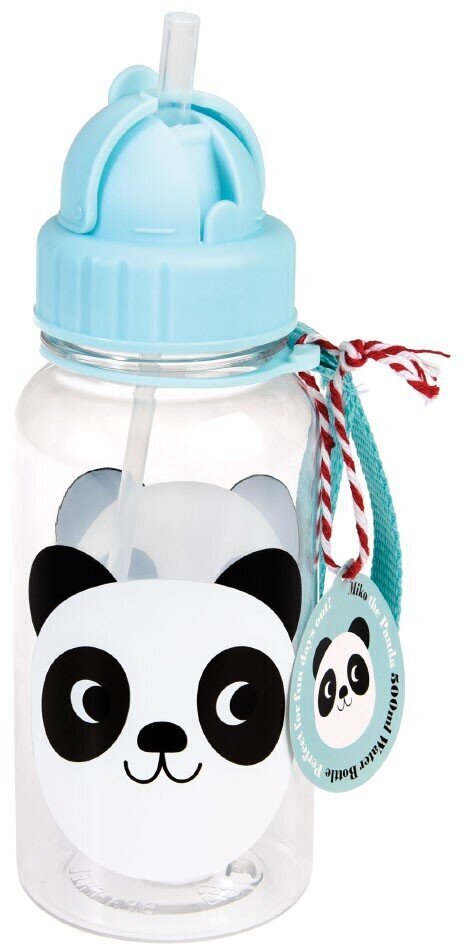 Joogipudel kõrrega 500ml, Panda hind ja info | Lutipudelid ja aksessuaarid | kaup24.ee