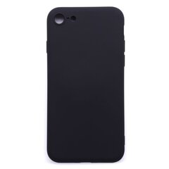 Tagakaaned Evelatus    Apple    iPhone 7/8 Soft Touch Silicone    Black hind ja info | Telefoni kaaned, ümbrised | kaup24.ee