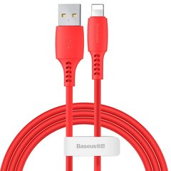 Кабель Baseus USB/Lightning 2.4A 1.2 м, красный (CALDC-09) цена и информация | Кабели для телефонов | kaup24.ee