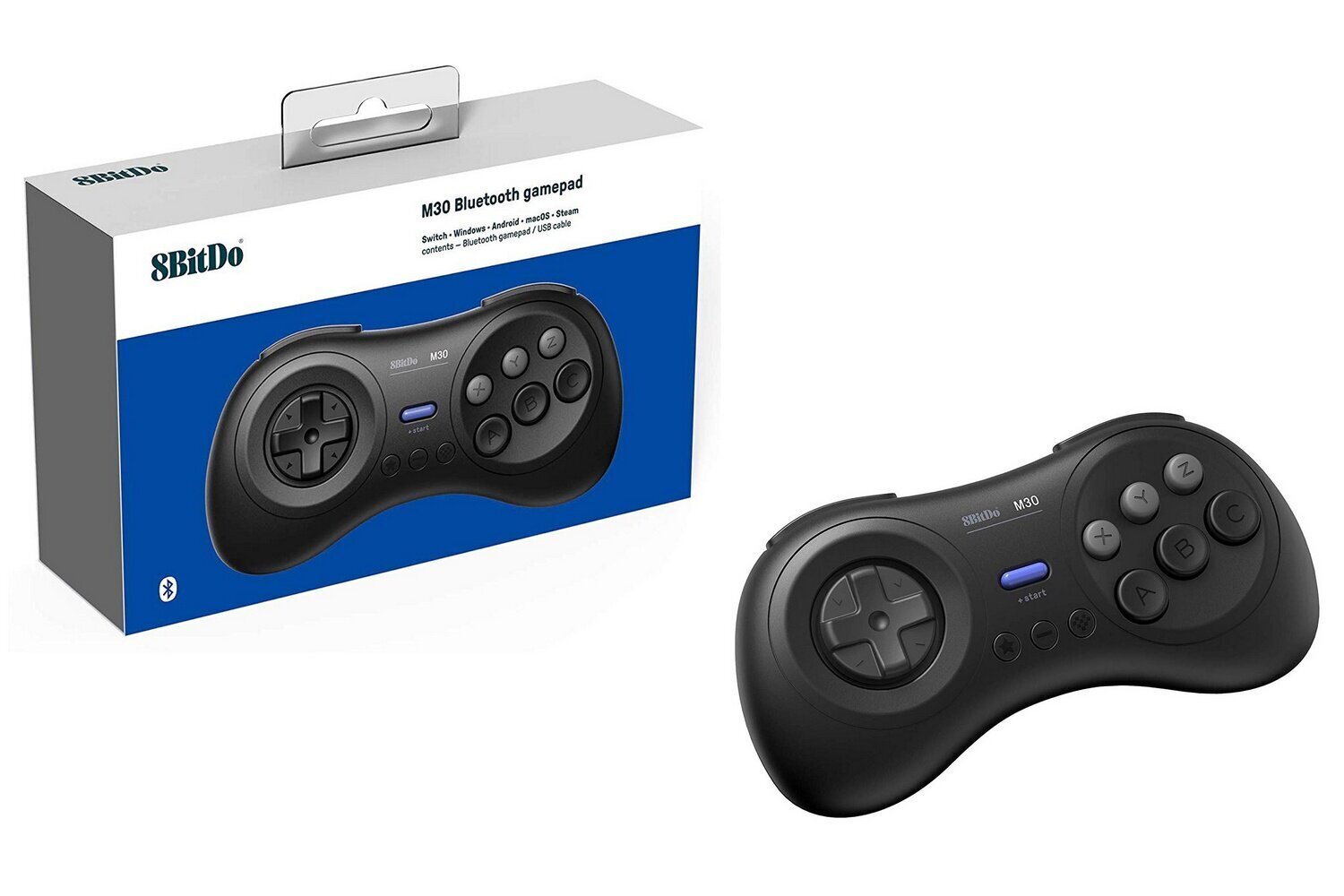 8BitDo M30 Bluetooth Gamepad (Switch, PC, Mobile) hind ja info | Mängupuldid | kaup24.ee