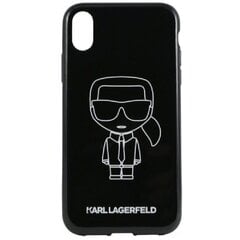 Чехол Karl Lagerfeld Glitter Logo для iPhone 14 Pro Max (6,7″), позрачный/серебряный цена и информация | Чехлы для телефонов | kaup24.ee