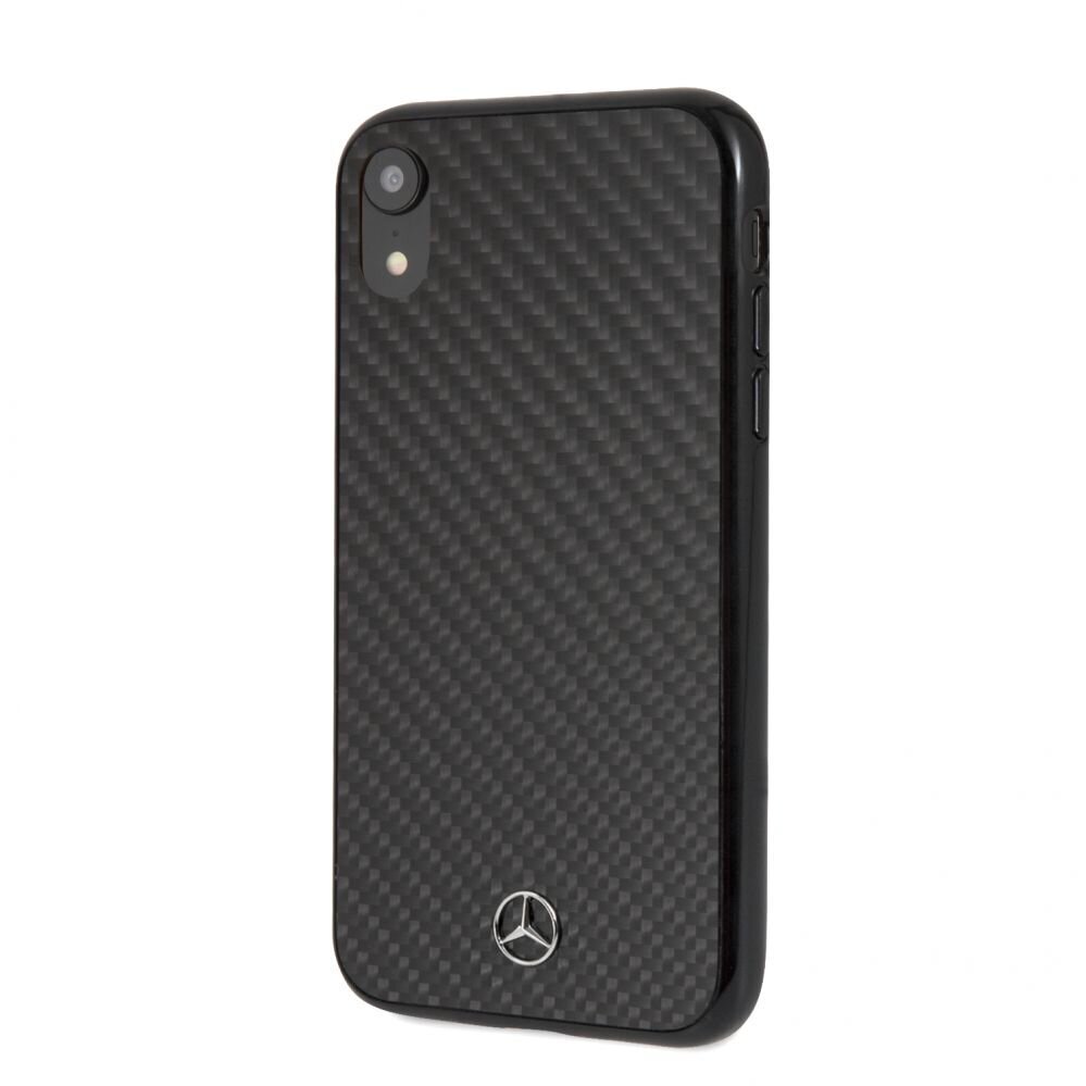 Tagakaaned Mercedes-Benz    Apple    iPhone XR Hard Case Real Carbon Fiber    Black hind ja info | Telefoni kaaned, ümbrised | kaup24.ee