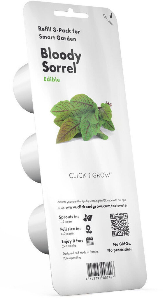 Click & Grow Smart Garden refill Verev oblikas 3tk hind ja info | Nutipotid ja taimelambid | kaup24.ee