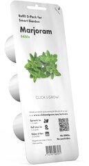 Click & Grow Smart Garden refill Majoraan 3tk цена и информация | Проращиватели, лампы для растений | kaup24.ee