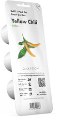 Click & Grow Smart Garden refill Kollane tšilli 3tk цена и информация | Проращиватели, лампы для растений | kaup24.ee