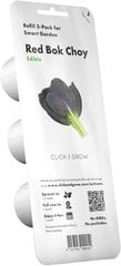 Click & Grow Smart Garden refill Punane Pak Choi 3tk hind ja info | Nutipotid ja taimelambid | kaup24.ee