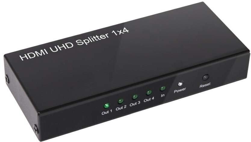 CLUB 3D HDMI 2.0 UHD Splitter 4 Ports цена и информация | USB jagajad, adapterid | kaup24.ee