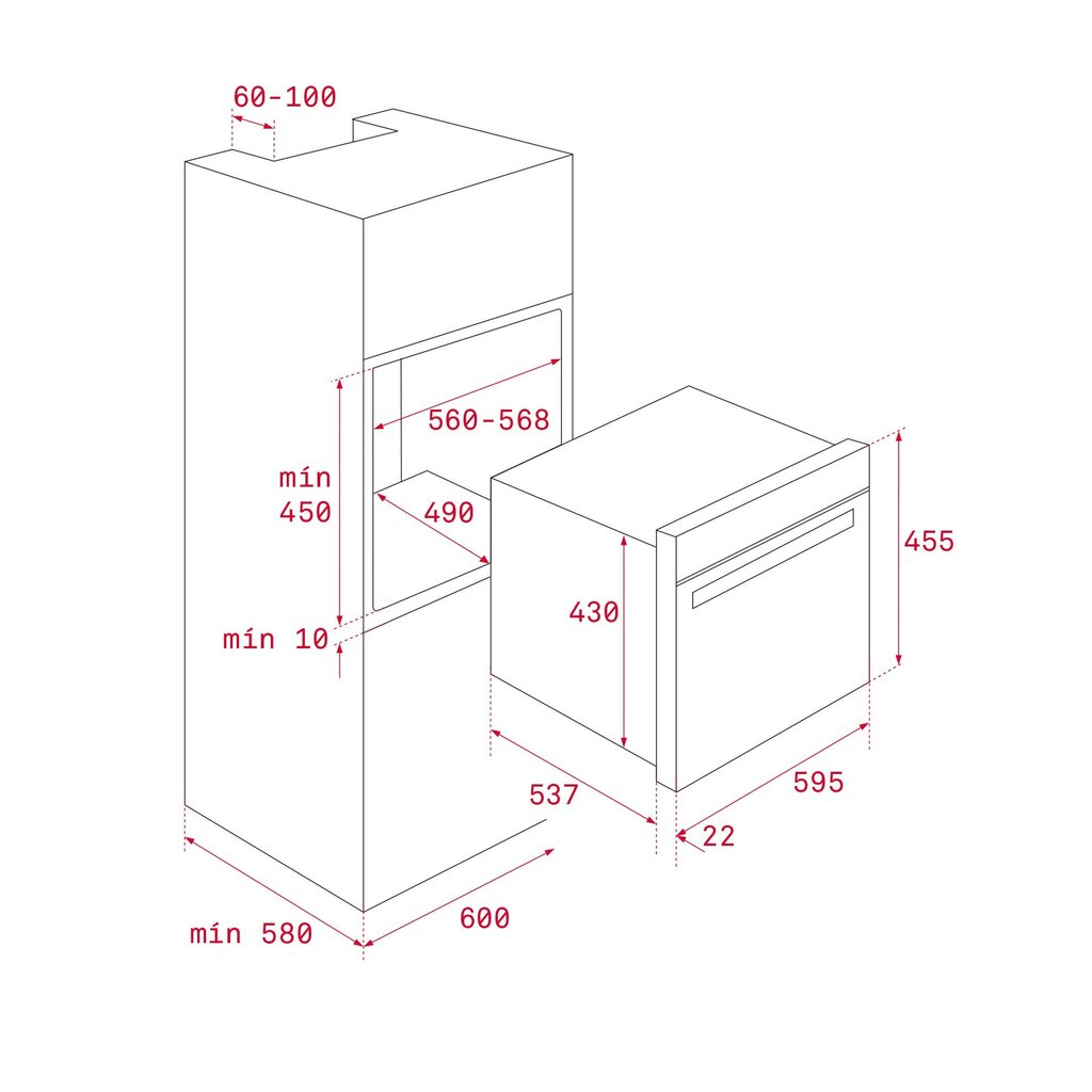 Integreeritav ahi+mikrolaineahi Teka HLC8440CBK must цена и информация | Ahjud | kaup24.ee