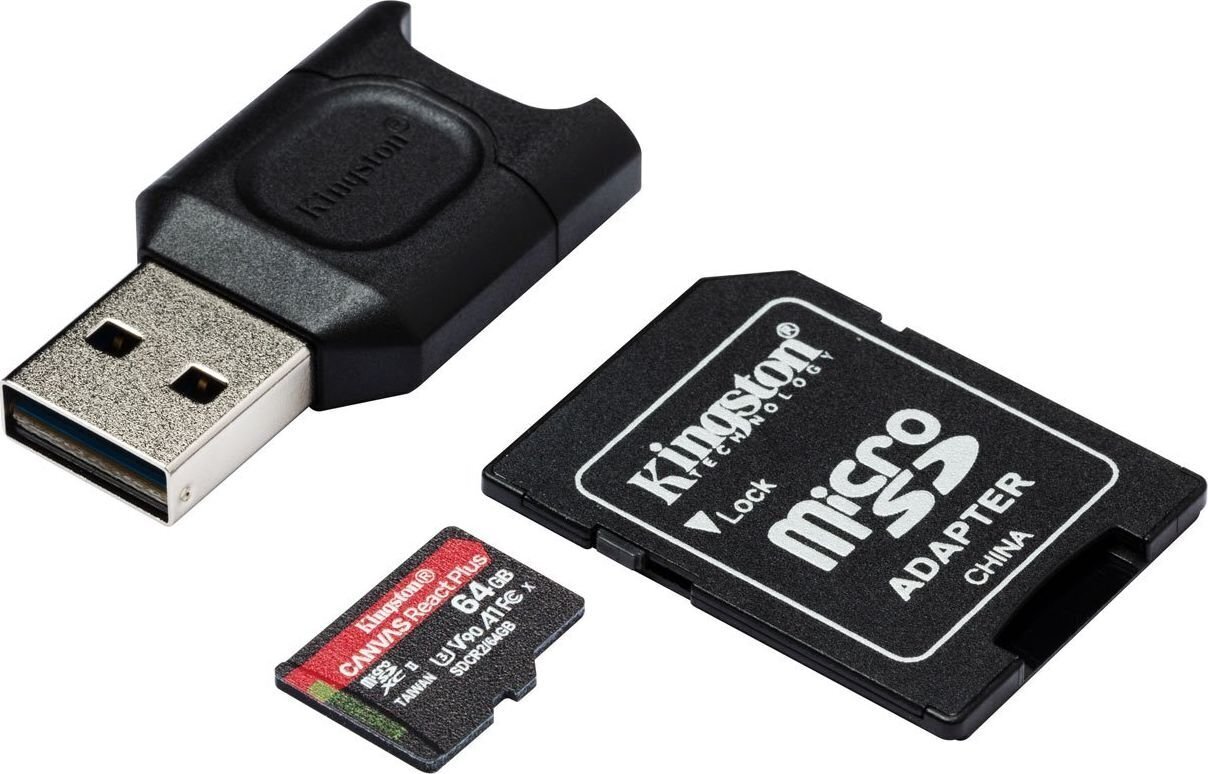 MEMORY READER FLASH REACT PLUS/MLPMR2/64GB KINGSTON hind ja info | Mälupulgad | kaup24.ee