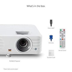 Full HD Projektor Viewsonic : PG706HD hind ja info | Projektorid | kaup24.ee