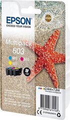 EPSON STARFISH MULTIPACK 3-COLOURS 603 INK hind ja info | Tindiprinteri kassetid | kaup24.ee