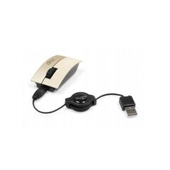 Juhtmega hiir Media-tech MT1087CH USB Optical Gold hind ja info | Sülearvuti tarvikud | kaup24.ee