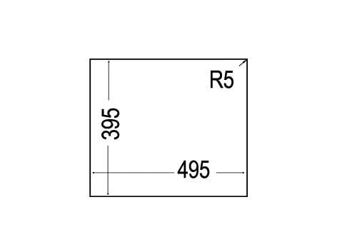 Valamu Teka Square 50.40TG valge hind ja info | Köögivalamud | kaup24.ee