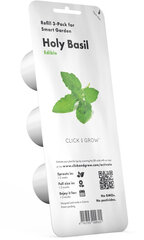 Click & Grow Smart Garden refill Püha basiilik 3tk hind ja info | Nutipotid ja taimelambid | kaup24.ee