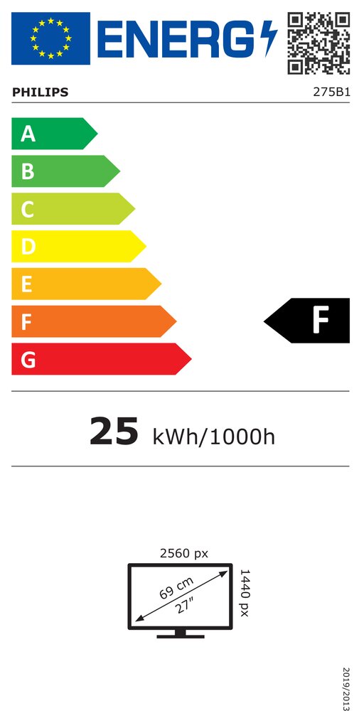 27 LCD-ekraan PowerSensoriga PHILIPS 275B1/00 цена и информация | Monitorid | kaup24.ee