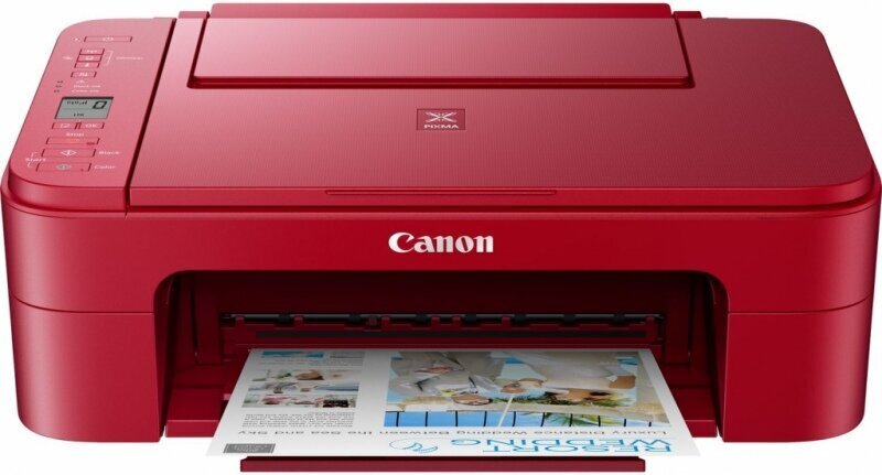 Värviprinter Canon PIXMA TS3352 EUR 3771C046, WiFi, punane цена и информация | Printerid | kaup24.ee