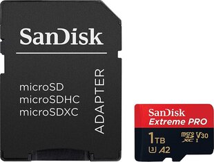 SanDisk MicroSDXC 1 ТБ (+ SD-адаптер) цена и информация | Карты памяти | kaup24.ee