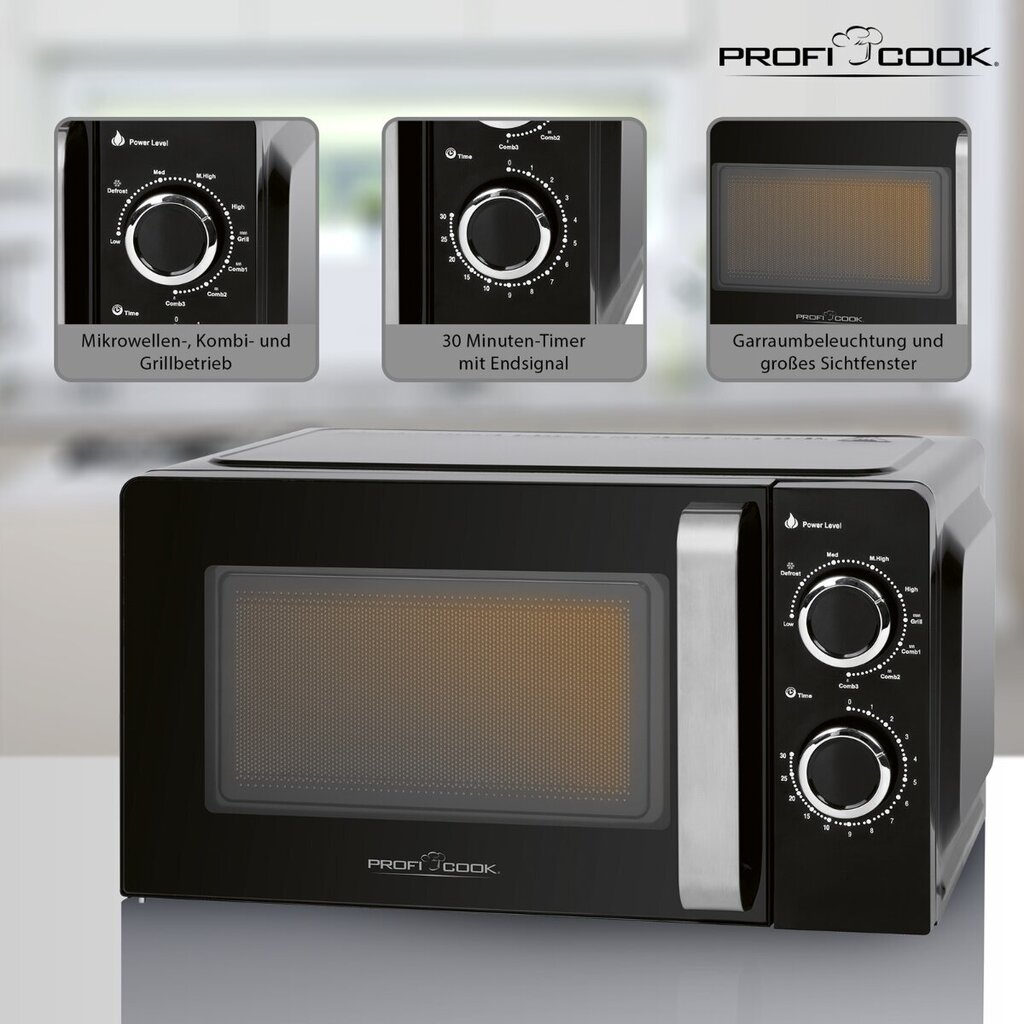 ProfiCook MWG1208 hind ja info | Mikrolaineahjud | kaup24.ee