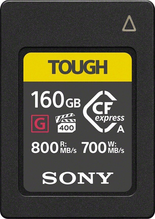 Sony mälukaart CFexpress 160GB Type A Tough hind ja info | Fotoaparaatide mälukaardid | kaup24.ee