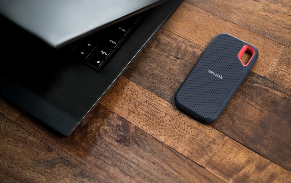 Väline SSD kõvaketas SanDisk, 2TB, USB-C, SDSSDE61-2T00-G25 hind ja info | Välised kõvakettad (SSD, HDD) | kaup24.ee