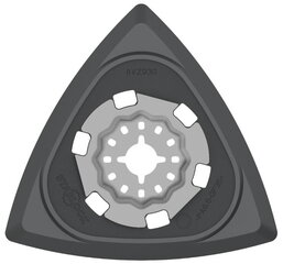 Треугольная насадка для шлифовальных листов 93 мм, MT 18 LTX BL, Metabo цена и информация | Шлифовальные машины | kaup24.ee
