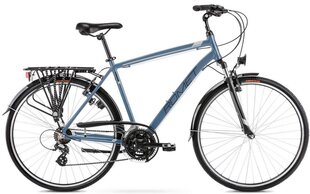 Мужской велосипед городской и для походов Romet Wagant 28 синий-серебристый, рама 21 цена и информация | Велосипеды | kaup24.ee