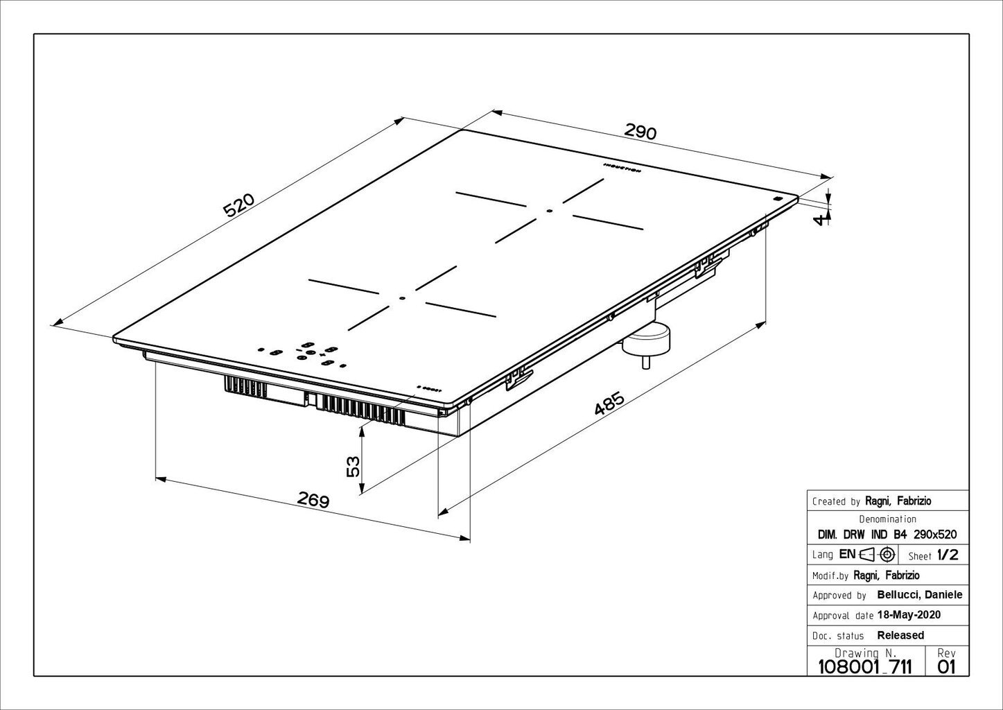 Induktsioonplaat Faber FBH 32 BK, 2x keeduala laius 29 cm цена и информация | Pliidiplaadid | kaup24.ee