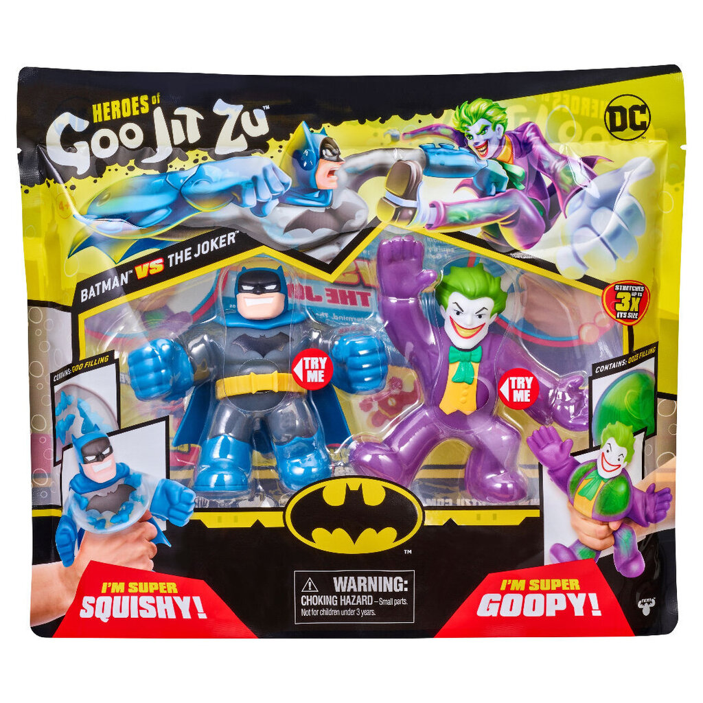 CHARACTER GOO JIT ZU DC Kujude Topeltpakk Batman & Joker, Wave 1 цена и информация | Poiste mänguasjad | kaup24.ee