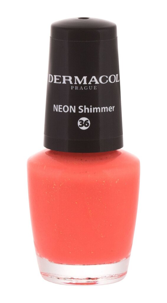 Dermacol Neon küünelakk 5 ml, 36 Neon Shimmer цена и информация | Küünelakid, küünetugevdajad | kaup24.ee