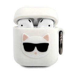 Karl Lagerfeld KLACA2SILCHWH AirPods Silicone Choupette hind ja info | Kõrvaklapid | kaup24.ee