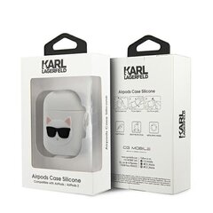 Karl Lagerfeld KLACA2SILCHWH AirPods Silicone Choupette цена и информация | Наушники | kaup24.ee