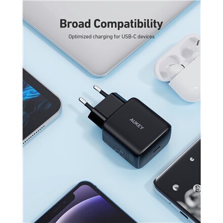 Seinalaadija Aukey Swift 20W USB-C hind ja info | Mobiiltelefonide laadijad | kaup24.ee